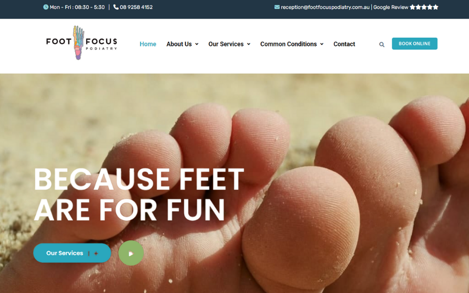 foot focus podiatry screensort1